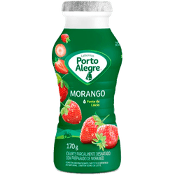 IOGURTE PORTO ALEGRE GARRAFA 170G MORANGO